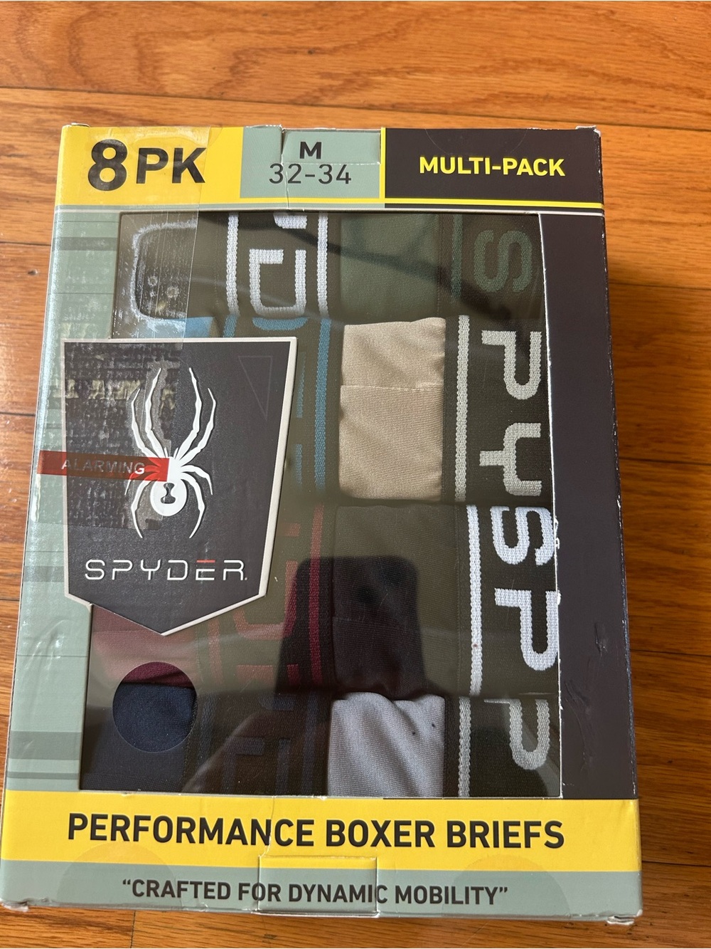 NWT Spyder men’s performance boxer briefs 8 pack